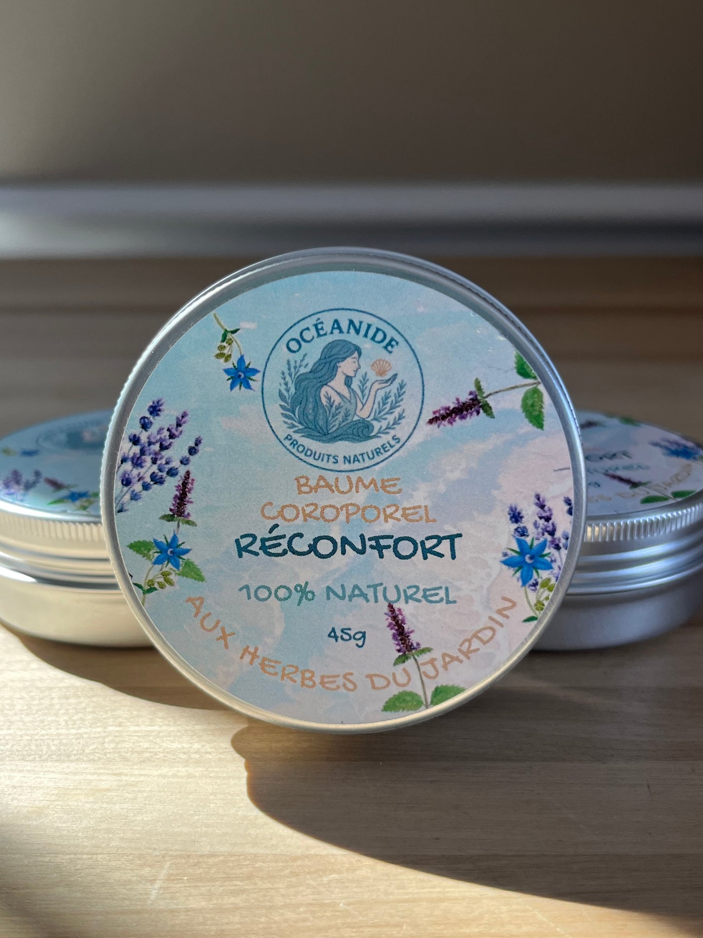 Baume corporel réconfortant aux herbes du jardin