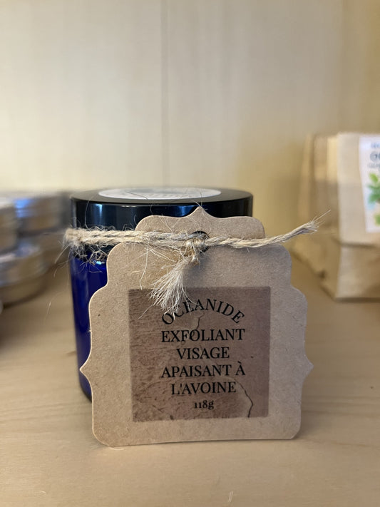 Exfoliant apaisant visage à l'avoine